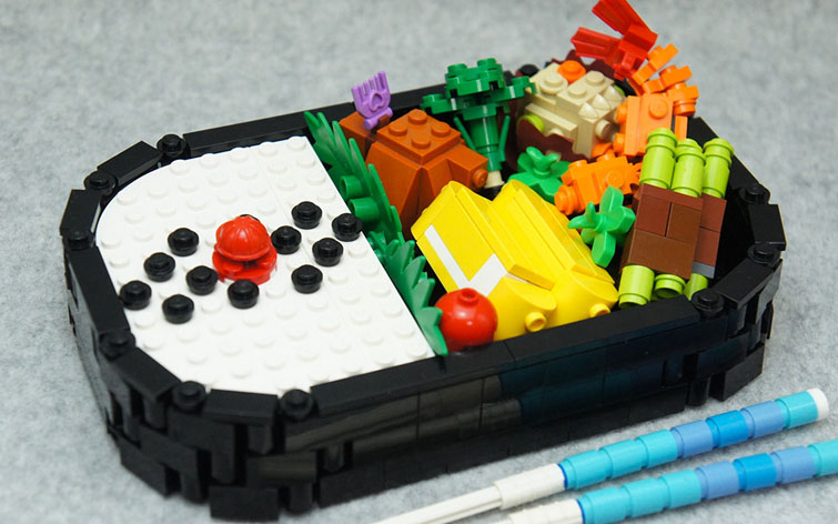 Lego Bricks Bento Tary Japanese Artist
