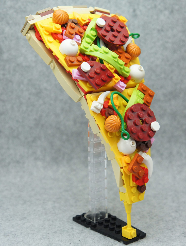 Lego Bricks Pizza Tary Japanese Artist