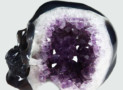 $2,999 Amethyst Geode Agate Carved Crystal Skull