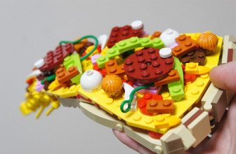 Lego Pizza and Other Delicious Creations by Japanese Lego Guru