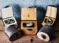 Wood Log Ring Box