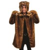 Workaholics Bear Coat Costume Blake Anderson Grizzly Brown Adult Size